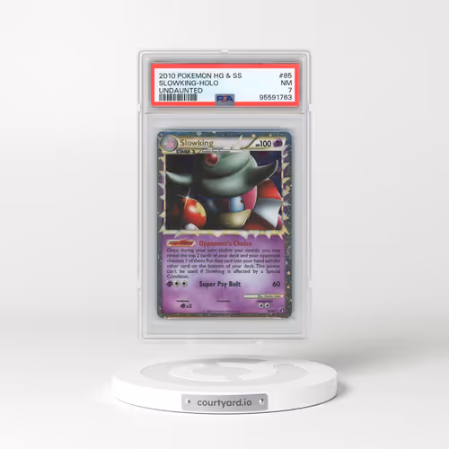 2010 Pokémon Heartgold & Soulsilver Undaunted #85 Slowking - Holo (PSA 7 NM)