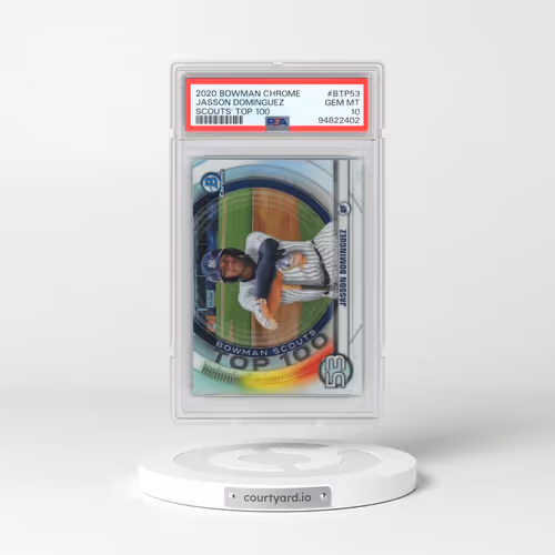 2020 Bowman Chrome Scouts' Top 100 #BTP53 Jasson Dominguez (PSA 10 GEM MINT)