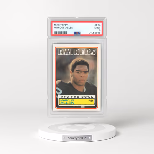 1983 Topps #294 Marcus Allen (PSA 9 MINT)