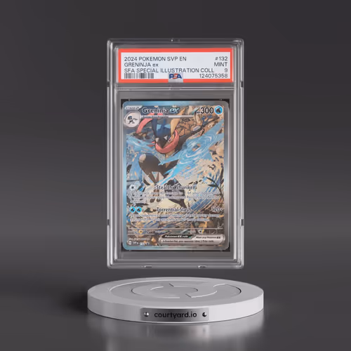 2024 Pokémon Svp EN-SV Black Star Promo #132 Greninja EX - Holo Shrouded Fable Special Illustration