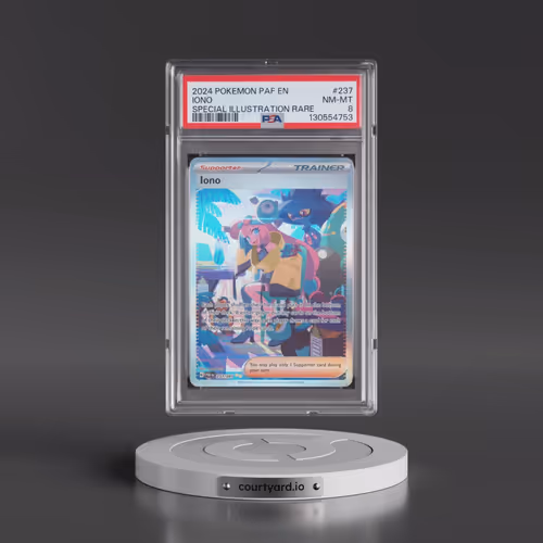 2024 Pokémon Paf EN-Paldean Fates #237 Iono - Special Illustration Rare (PSA 8 NM-MT)