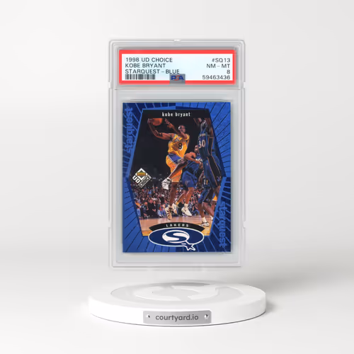 1998 UD Choice Starquest #SQ13 Kobe Bryant - Blue (PSA 8 NM-MT)