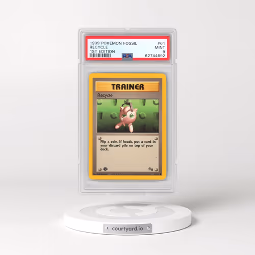 1999 Pokémon Fossil #61 Recycle - 1st Edition (PSA 9 MINT)