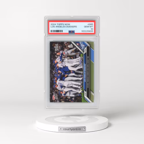 2024 Topps Now #885 Los Angeles Dodgers (PSA 10 GEM MINT)