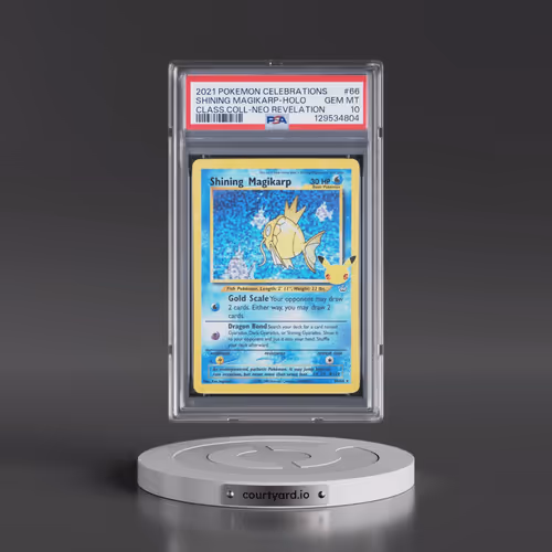 2021 Pokémon Celebrations Classic Collection #66 Shining Magikarp - Holo Holo (PSA 10 GEM MINT)
