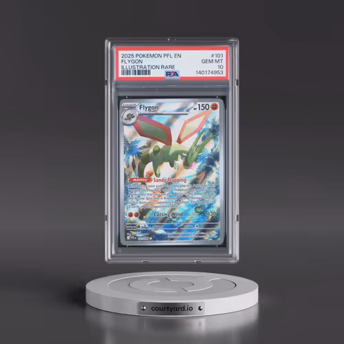 2025 Pokémon Pfl EN-Phantasmal Flames #101 Flygon - Illustration Rare (PSA 10 GEM MINT)