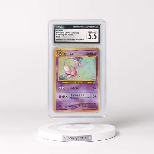 2000 Japanese Crossing the Ruins #196 Espeon - Holo (CGC 5.5 EX+)
