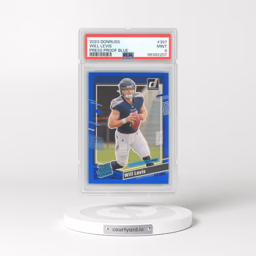 2023 Panini Donruss #397 Will Levis - Press Proof Blue (PSA 9 MINT)