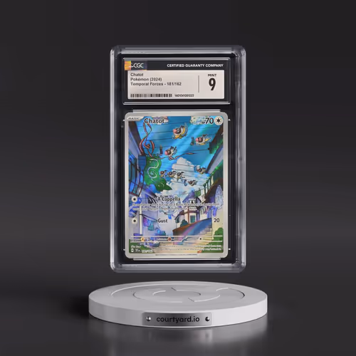 2024 Pokémon Tef EN-Temporal Forces #181 Chatot - Illustration Rare (CGC 9 MINT)