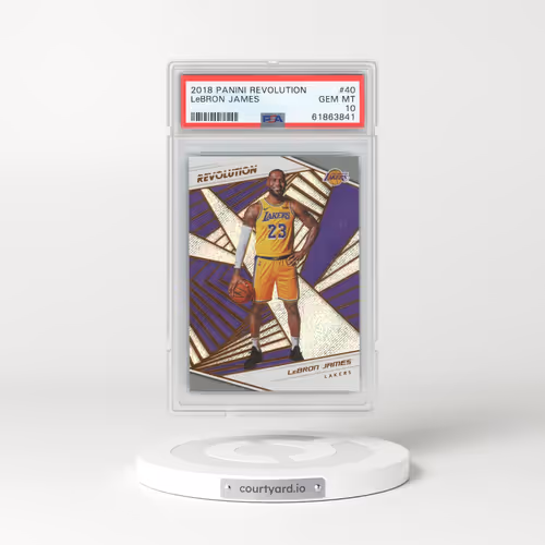 2018 Panini Revolution #40 LeBron James (PSA 10 GEM MINT)
