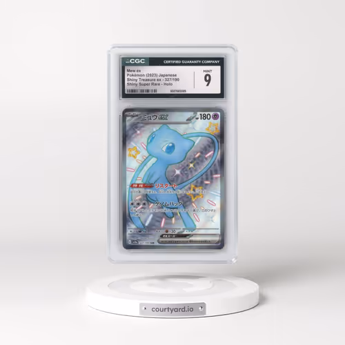 2023 Shiny Treasure ex #327/190 Mew ex - Shiny Super Rare Holo (CGC 9 MINT)