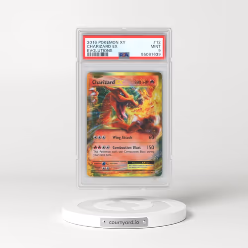 2016 Pokémon XY Evolutions #12 Charizard EX - Holo (PSA 9 MINT)