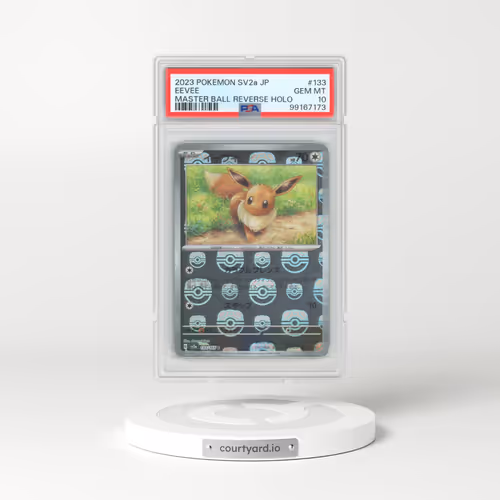 2023 Pokémon Sv2a-Pokemon 151 #133 Eevee - Reverse Holo Master Ball (PSA 10 GEM MINT)