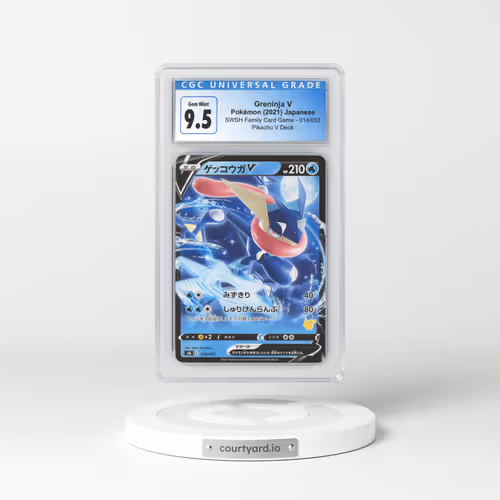 2021 Japanese Sword & Shield Promos #14 Greninja V (CGC 10 GEM MINT)