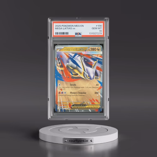 2025 Pokémon Meg EN-Mega Evolution #100 Mega Latias EX - Holo (PSA 10 GEM MINT)