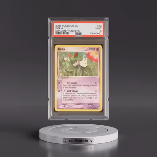 2006 Pokémon EX Dragon Frontiers #32 Kirlia (PSA 9 MINT)