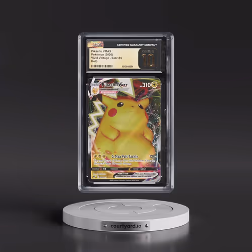 2020 Vivid Voltage #044/185 Pikachu VMAX - Holo (CGC 10 PRISTINE)