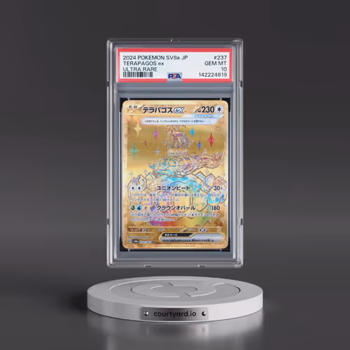 2024 Pokémon Sv8a-Terastal Fest EX #237 Terapagos EX - Holo Ultra Rare (PSA 10 GEM MINT)