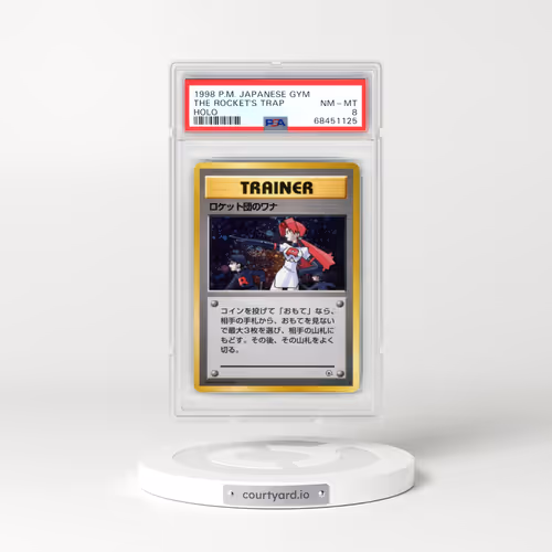 1998 Pokémon Gym The Rocket's Trap - Holo (PSA 8 NM-MT)