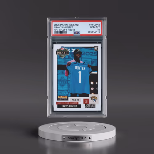 2025 Panini Instant NFL Draft Night #NFLDN2 Travis Hunter (PSA 10 GEM MINT)