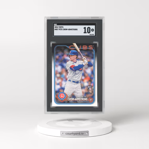 2024 Topps #407 Pete Crow-Armstrong (SGC 10 GEM MINT)