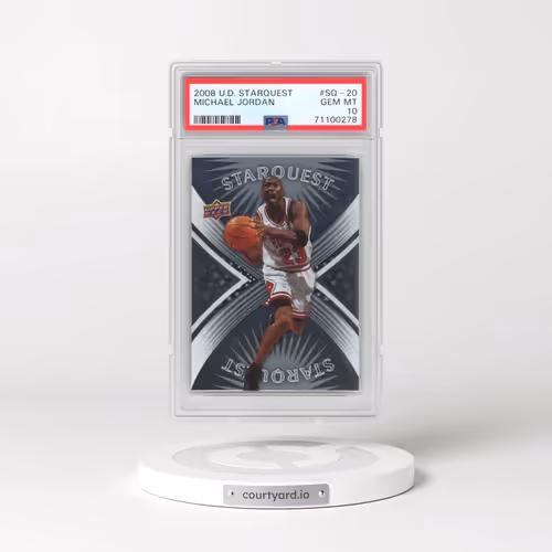 2008 Upper Deck Starquest #SQ-20 Michael Jordan (PSA 10 GEM MINT)