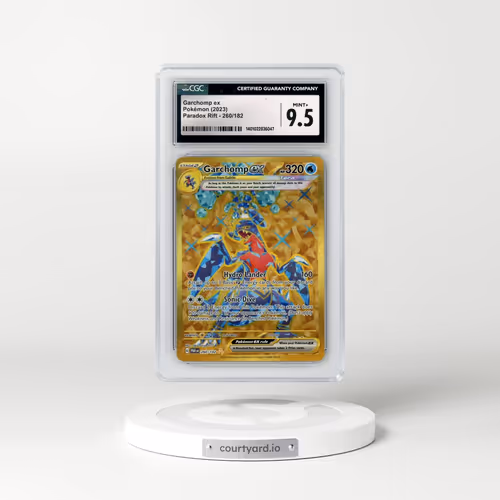 2023 Pokémon Par EN-Paradox Rift #260 Garchomp EX - Holo Hyper Rare (CGC 9.5 MINT+)