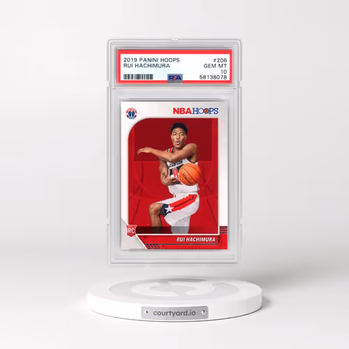 2019 Panini Hoops #206 Rui Hachimura (PSA 10 GEM MINT)