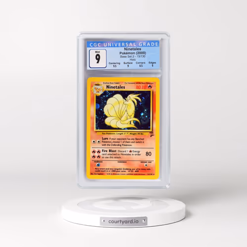 2000 Base Set 2 #13/130 Ninetales - Holo (CGC 9 MINT)