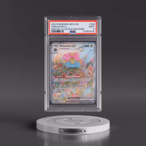 2023 Pokémon Mew EN-151 #198 Venusaur EX - Holo Special Illustration Rare (PSA 9 MINT)