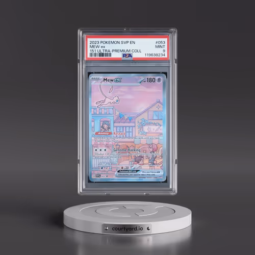 2023 Pokémon Svp EN-SV Black Star Promo #053 Mew EX - Holo 151 Ultra-Premium Collection (PSA 9 MINT)