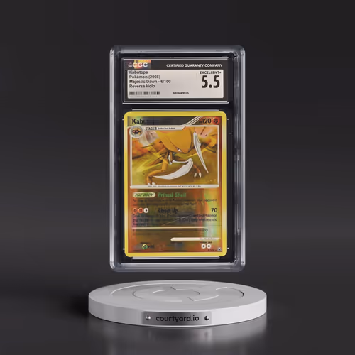 2008 Majestic Dawn #6/100 Kabutops - Reverse Holo (CGC 5.5 EX+)