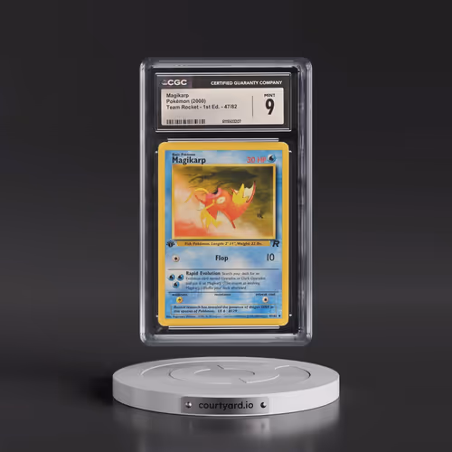 2000 Team Rocket #47/82 Magikarp - 1st Edition 1st Edition (CGC 9 MINT)