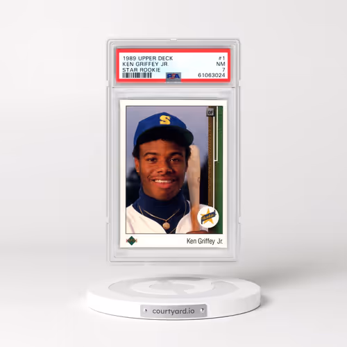 1989 Upper Deck #1 Ken Griffey Jr - Star Rookie (PSA 7 NM)