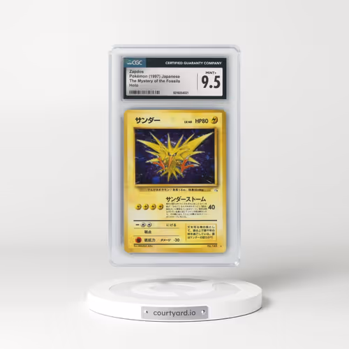 1997 The Mystery of the Fossils Zapdos - Holo (CGC 9.5 MINT+)