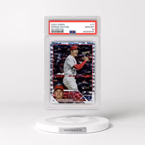 2023 Topps #17 Shohei Ohtani - Silver Foil (PSA 10 GEM MINT)
