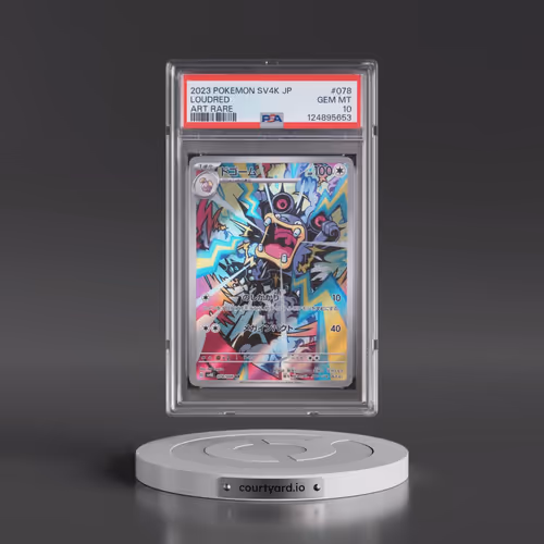 2023 Pokémon Sv4k-Ancient Roar #078 Loudred - Art Rare (PSA 10 GEM MINT)