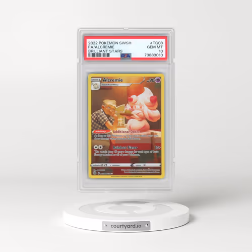 2022 Pokémon Sword & Shield Brilliant Stars #TG08 Alcremie - Full Art (PSA 10 GEM MINT)