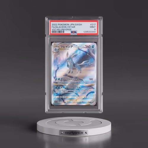 2022 Pokémon Sword & Shield Vstar Universe #217 Glaceon Vstar - Full Art (PSA 9 MINT)