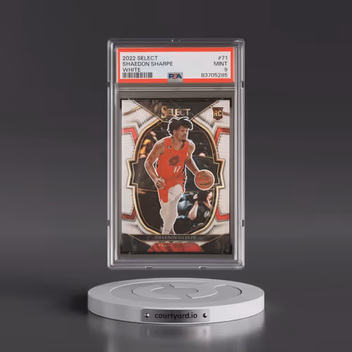 2022 Panini Select #71 Shaedon Sharpe - White (PSA 9 MINT)