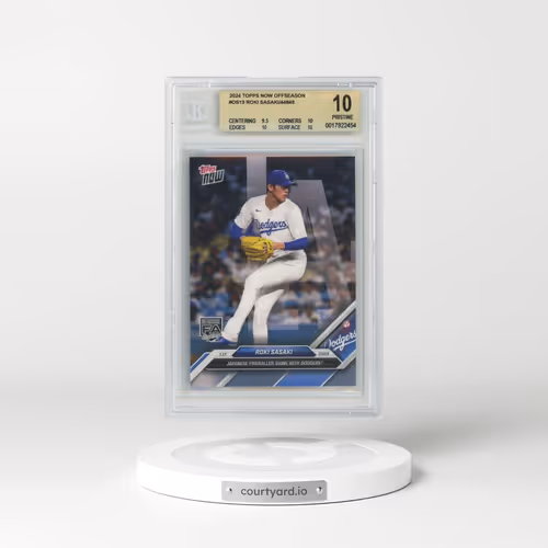 2024 Topps Now Offseason #OS13 Roki Sasaki (BGS 10 PRISTINE)