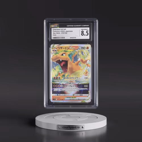 2022 Star Birth #015/100 Charizard VSTAR - Holo (CGC 8.5 NM-MT+)