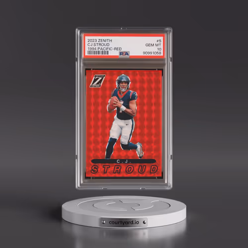 2023 Panini Zenith 1994 Pacific #5 CJ Stroud - Red (PSA 10 GEM MINT)