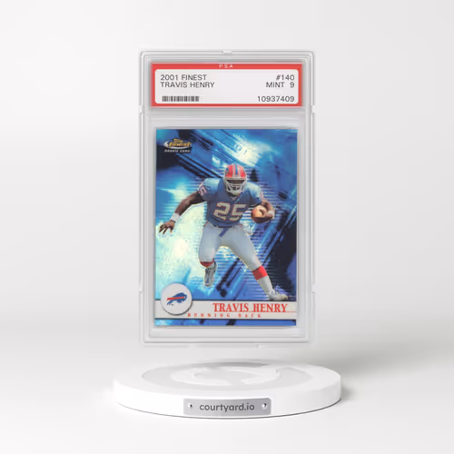 2001 Finest #140 Travis Henry (PSA 9 MINT)
