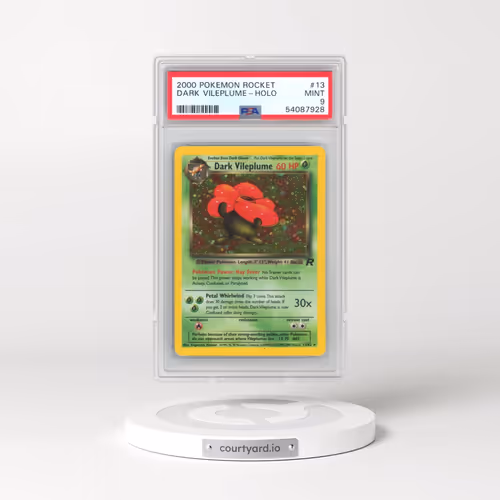 2000 Pokémon Rocket #13 Dark Vileplume - Holo (PSA 9 MINT)