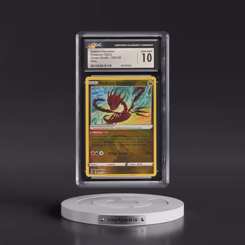 2023 Crown Zenith #105/159 Radiant Eternatus - Holo (CGC 10 GEM MINT)