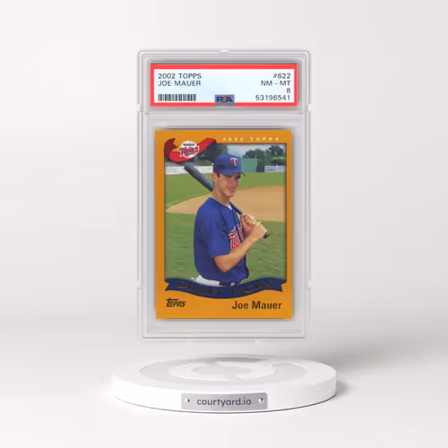 2002 Topps #622 Joe Mauer (PSA 8 NM-MT)