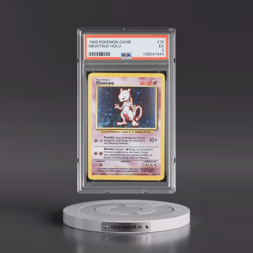 1999 Pokémon Game #10 Mewtwo - Holo (PSA 5 EX)