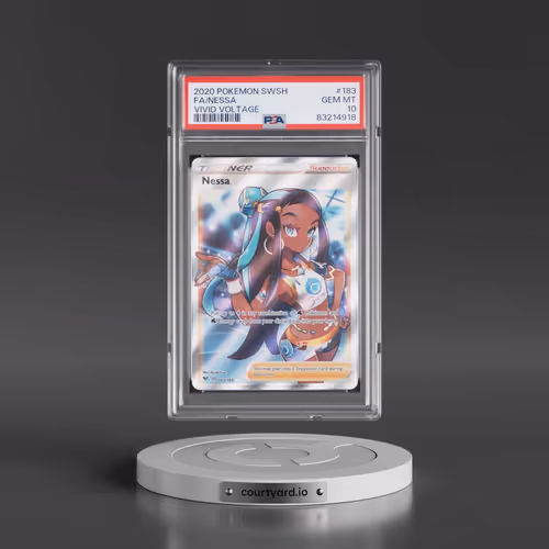2020 Pokémon Sword & Shield Vivid Voltage #183 Nessa - Full Art (PSA 10 GEM MINT)