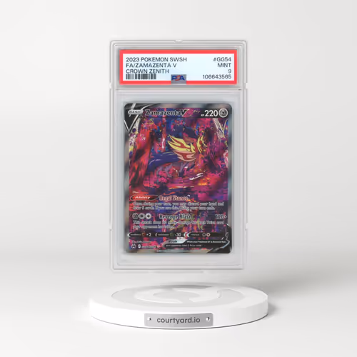 2023 Pokémon Sword and Shield Crown Zenith #GG54 Zamazenta V - Holo Full Art (PSA 9 MINT)